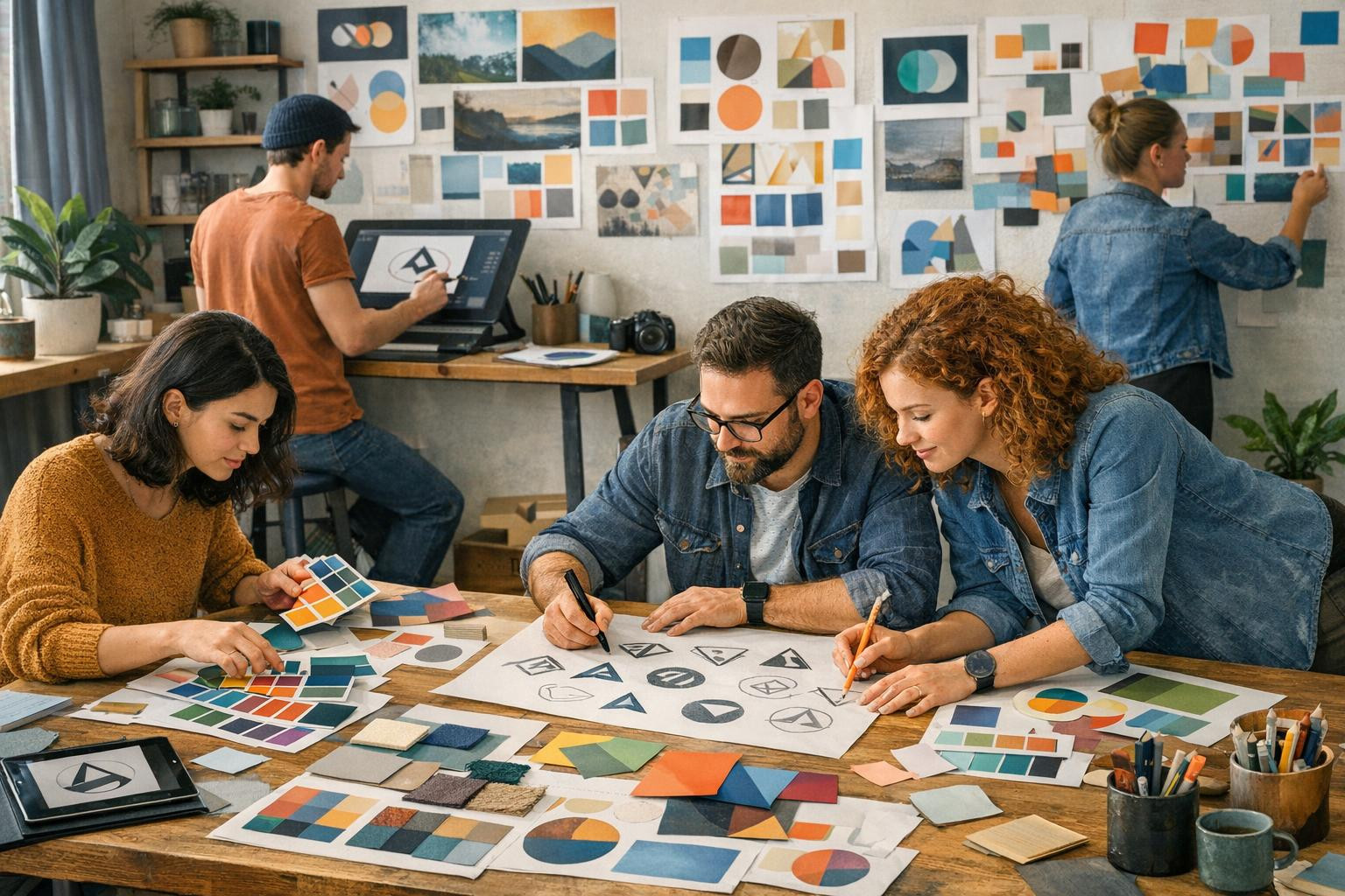 Creative strategy, applicable identity    Brand design  creates a clear and recognizable visual language that works both in digital and in print. The service co