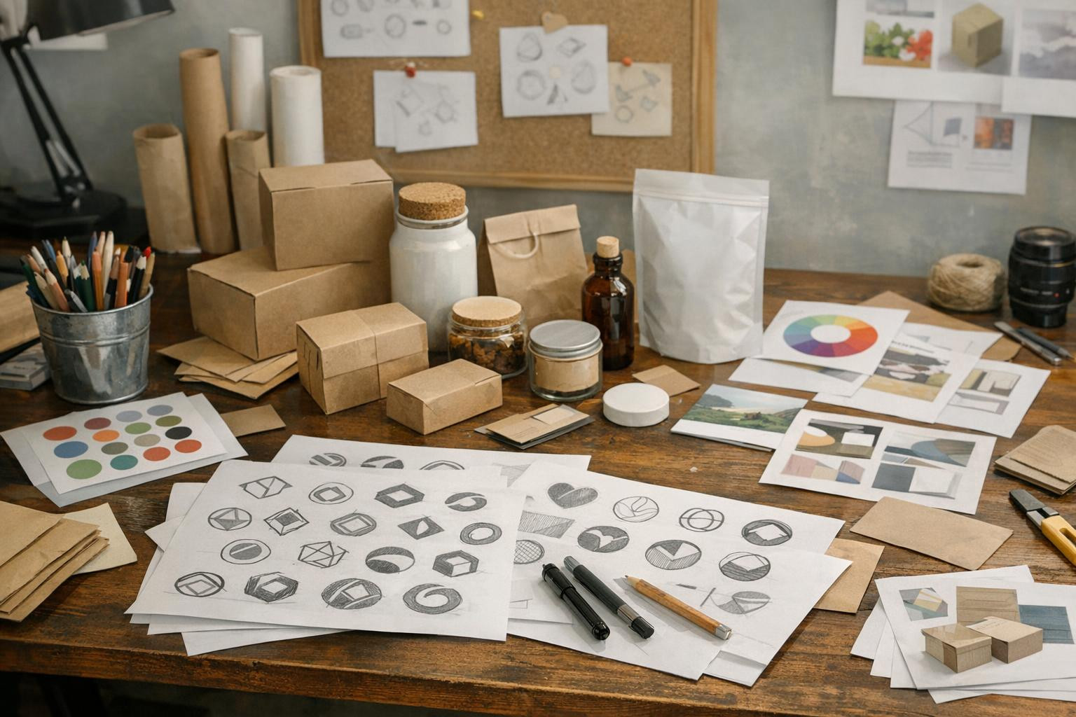 A comprehensive brand design  combines recognisable visual identity and technical accuracy to distinguish the brand, be ready for production and reach the custo