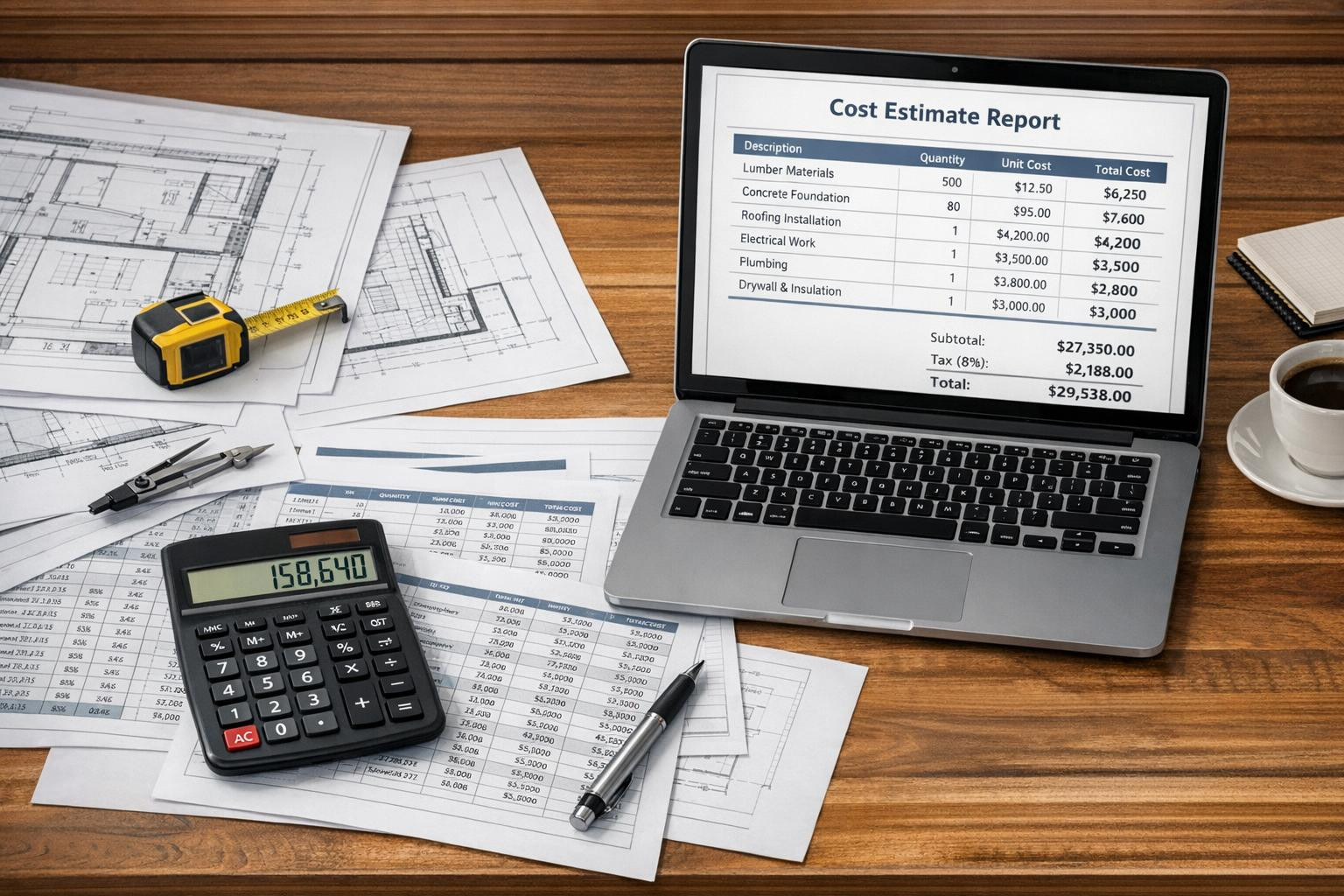 Budget assessment  provides clear and reliable application and procurement budgets based on a comprehensive   quantity calculation   and realistic   cost calcul