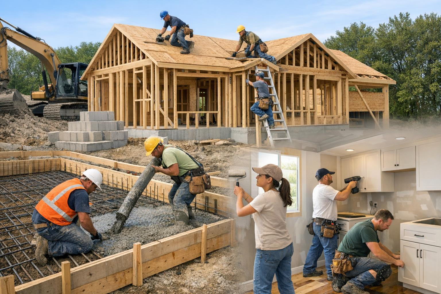 Effective and risk-free construction project management  combines all the necessary skills and resources to ensure a smooth flow of work and timely transfer of 