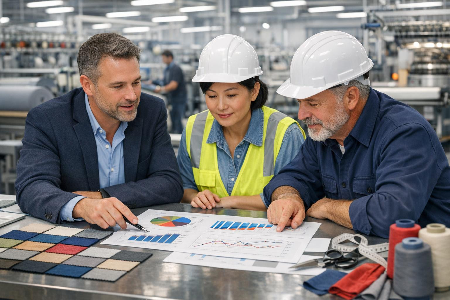 Strategic business advice for textile companies  helps to develop clear business plans, increase production efficiency and ensure sustainable growth. The servic