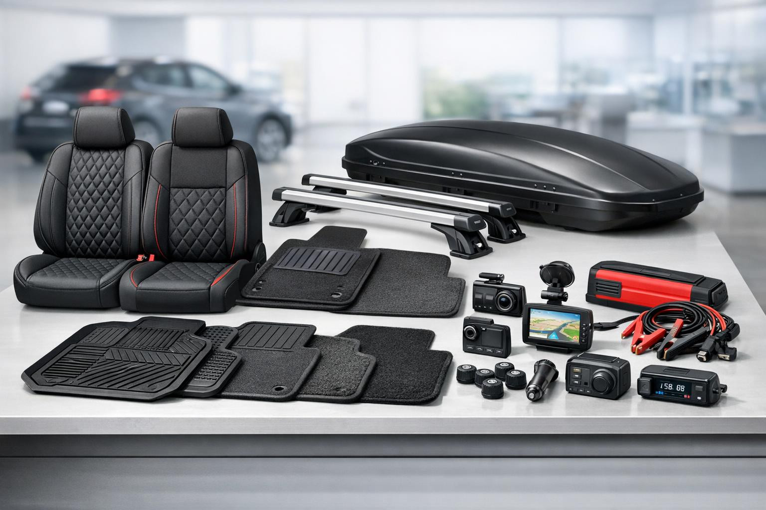 The interior and appearance of a new car do not require major repairs - a clever choice of car accessories that combine functionality and look is enough. The se