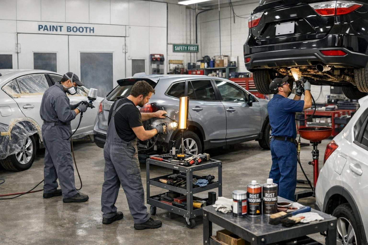 Car body services  bring together car painting, body repair and anti-corrosion to restore vehicle appearance, structure and long-term protection. Local, experie