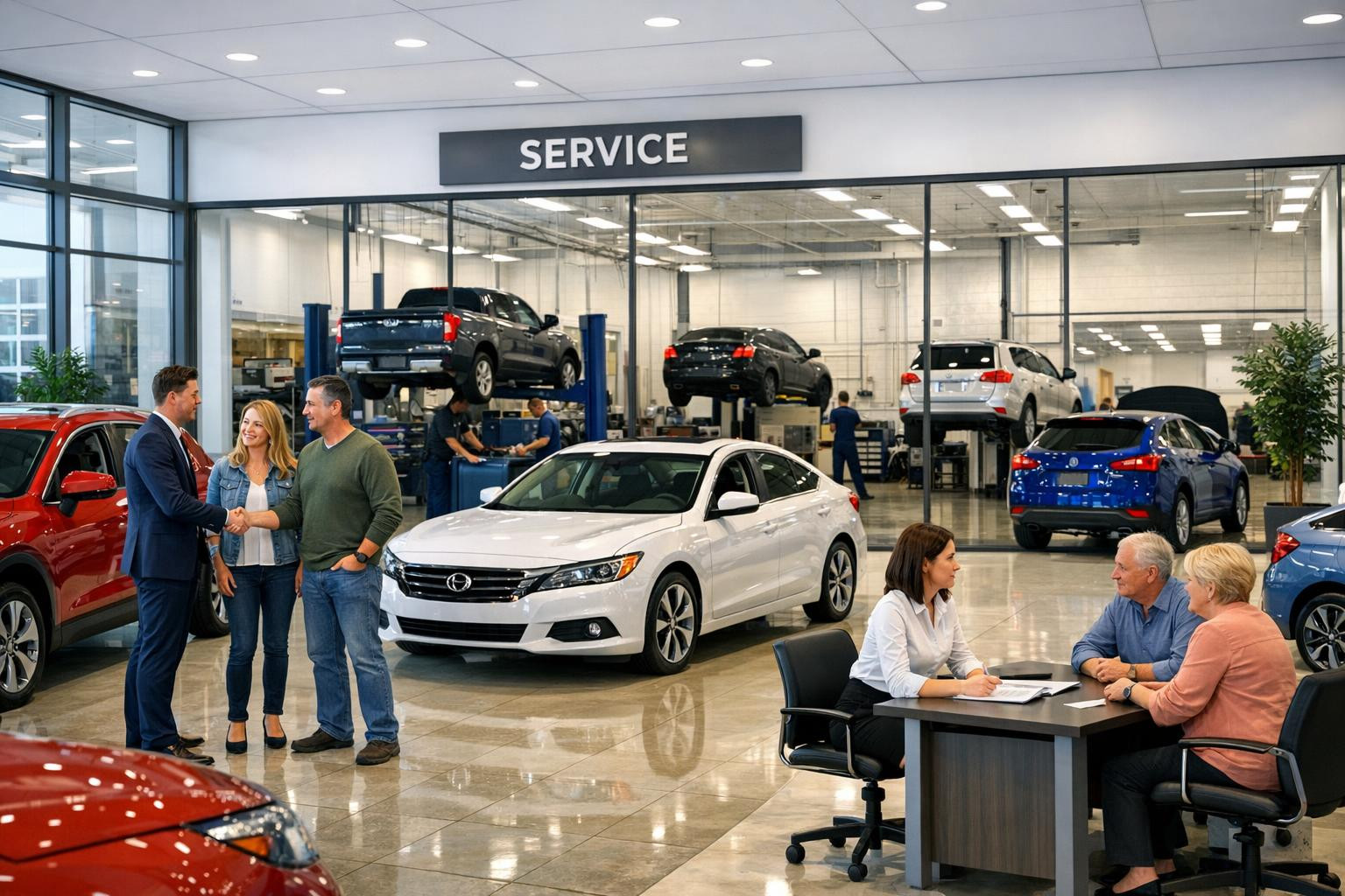 A comprehensive car life solution in one place    < Comfort, reliability and transparency  ensures satisfaction at every stage - from selection of representa