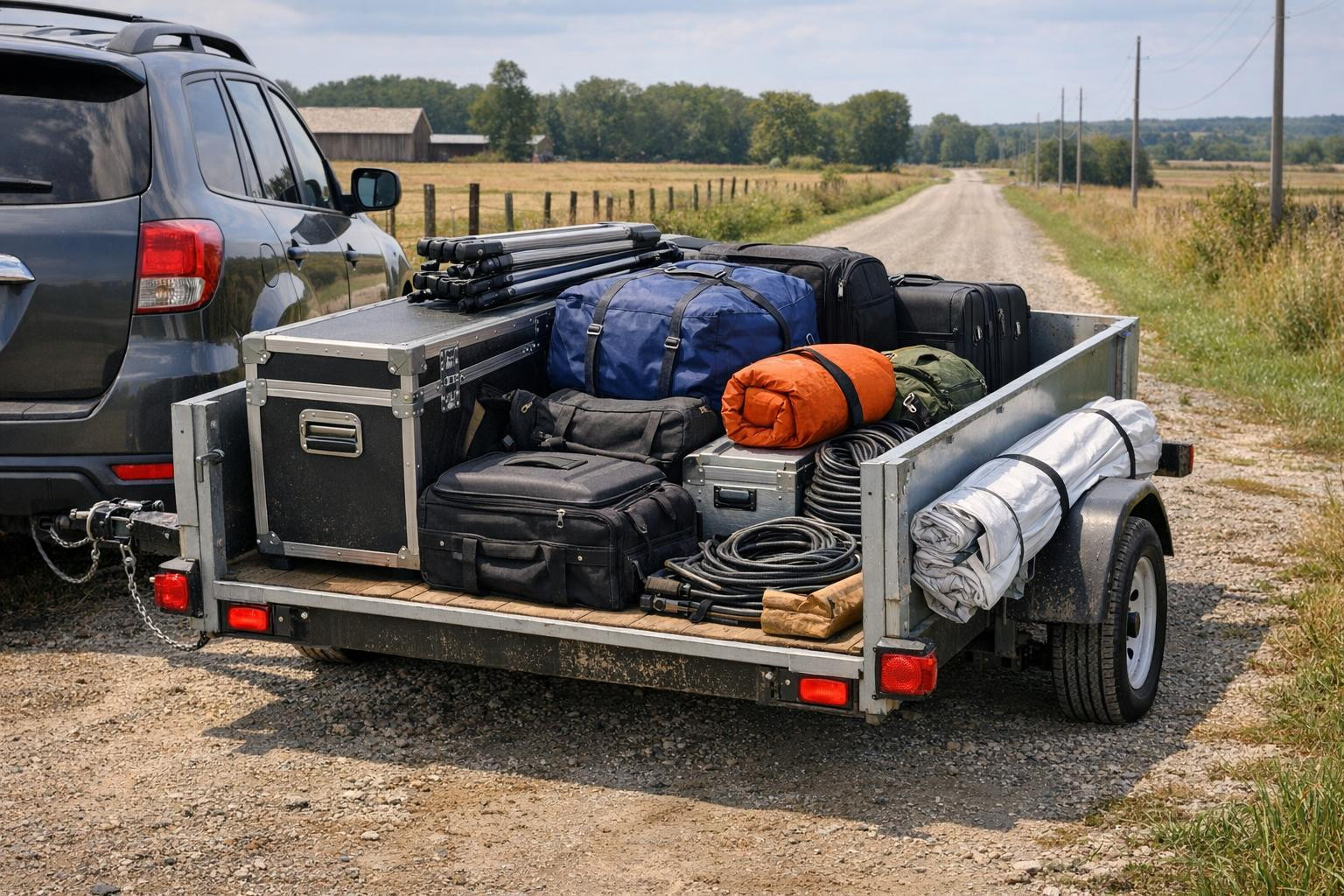 Hag rental  provides a fast, safe and flexible solution for additional luggage for journeys and events. Suitable for transport by minibus if you need a  large l
