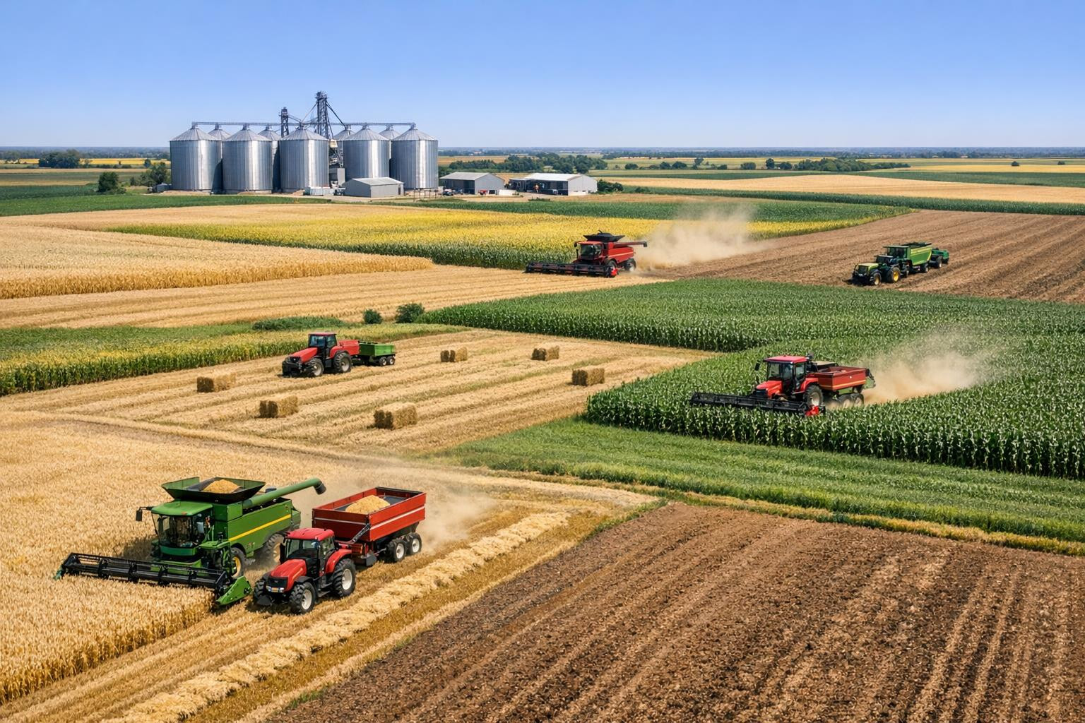 A comprehensive, comprehensive solution for the production of cereals    The service offered controls the entire value chain of cereal production, from seeding 