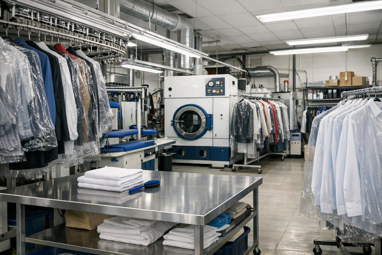 Chemical cleansing  offers deep but delicate care for clothing: effective stain removal without damage to the fabric and result representative, such as a fresh 