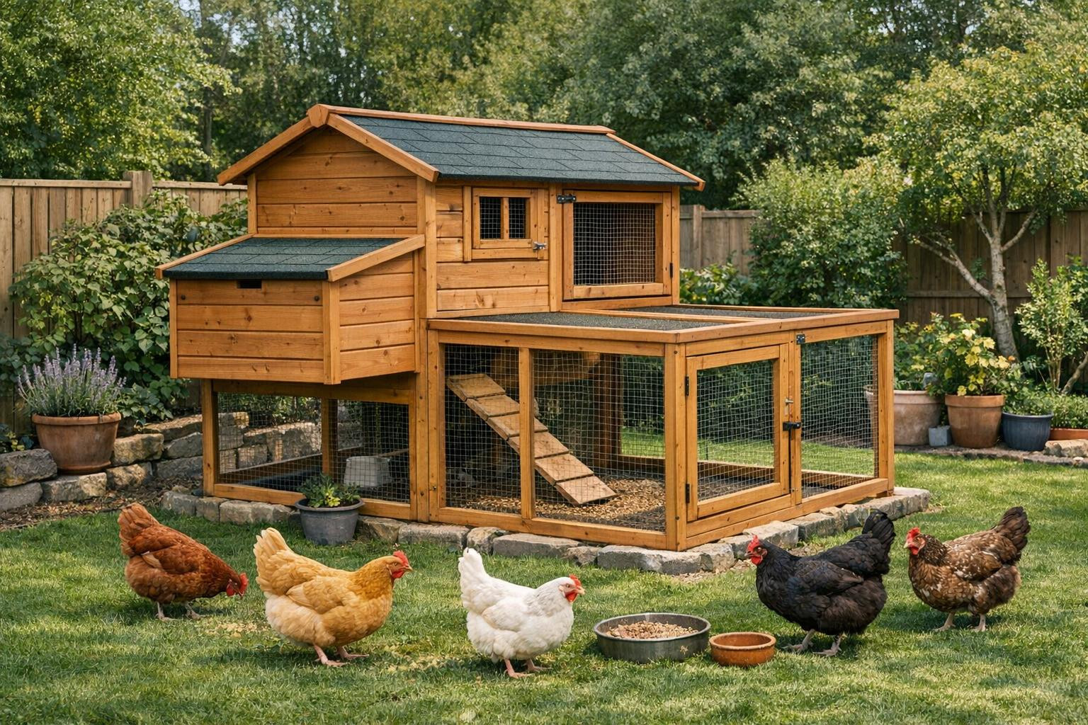 Canacure construction  offers a practical and reliable solution for anyone who wants to improve the comfort and safety of chickens. Suitable for both a small po