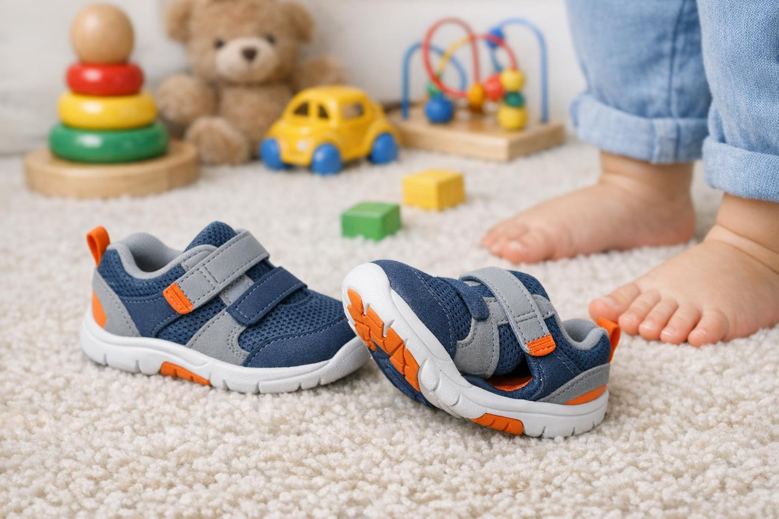 Natural movement, safe first steps   Children's barefoot shoes  have been designed to maintain the natural movement of the foot while providing the necessary pr
