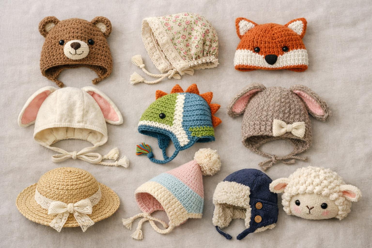 Head warm, face happy: children\'s hats combine functionality, comfort and scandinavian simplicity to provide safe heat for everyday use. Handicraft and precisi