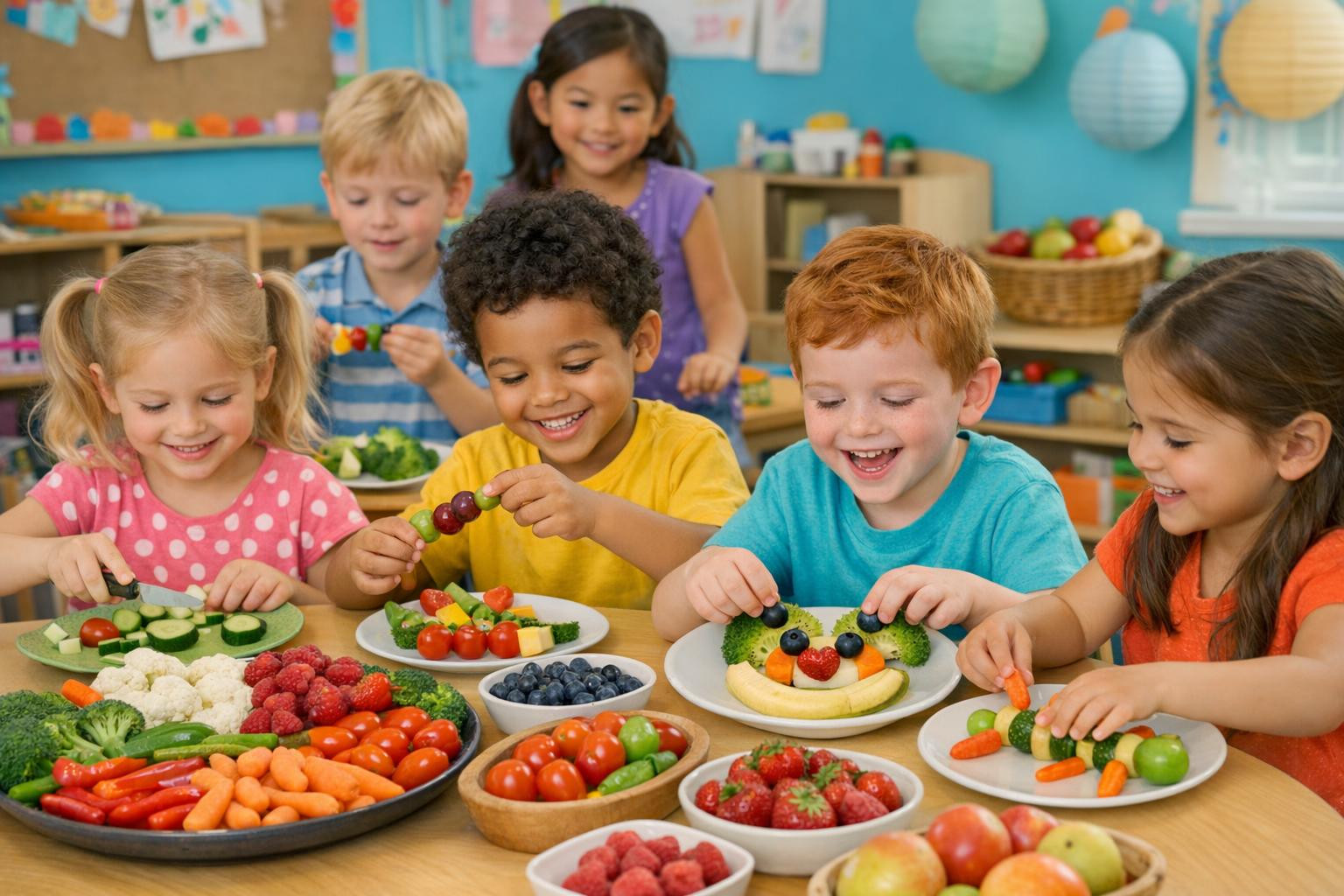 Children’s workshops  offer a practical and fun solution for schools and kindergartens that supports  healthy nutrition  in everyday life. Programmes create a s