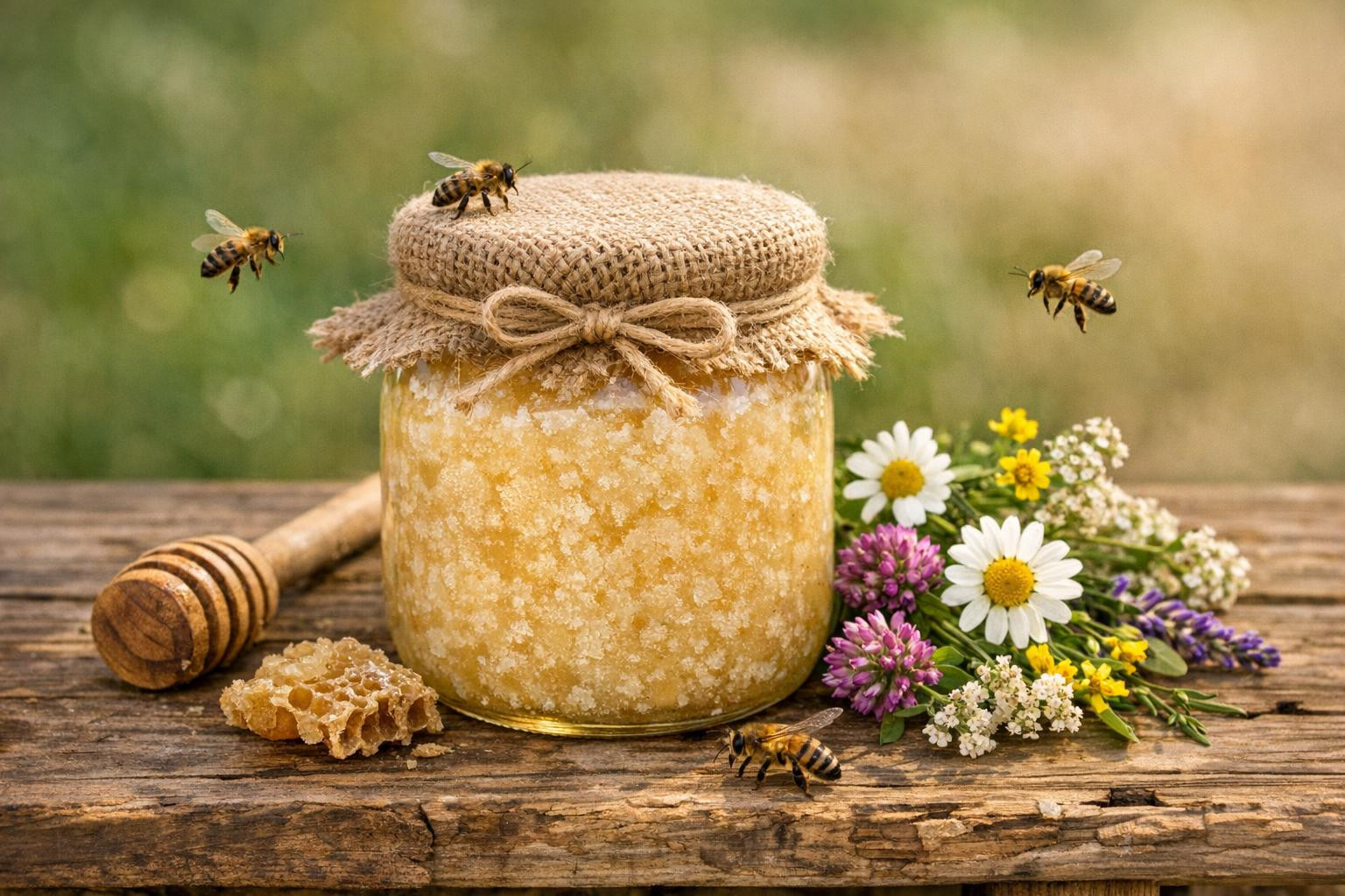 Classic honey  brings to the table a clean, rich taste from hand-collected and carefully packaged bee flowers. Natural crystallisation preserves the aroma and t