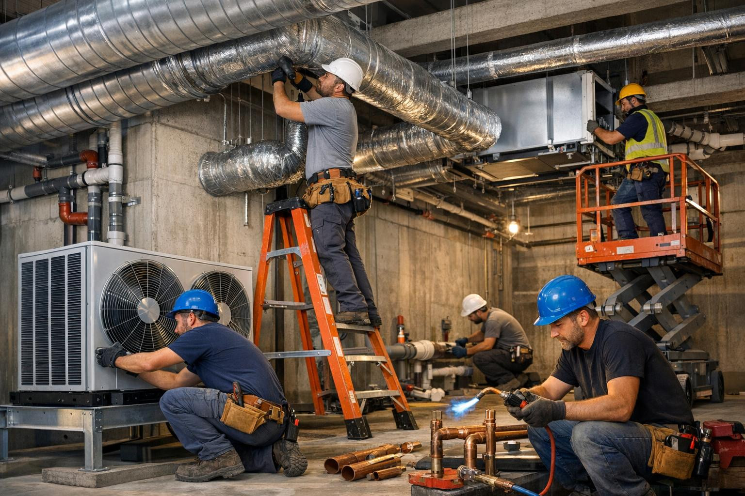 Comprehensive air and pipe connection for comfortable and healthy indoor air     Climate and pipe solutions  connect professional  air conditioning installation