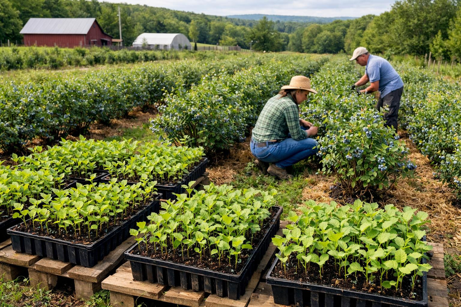 Climate-resistant forest stands  and  green berries  combine the rebuilding of forests and the benefits of local food supply: durable plantations create a more 