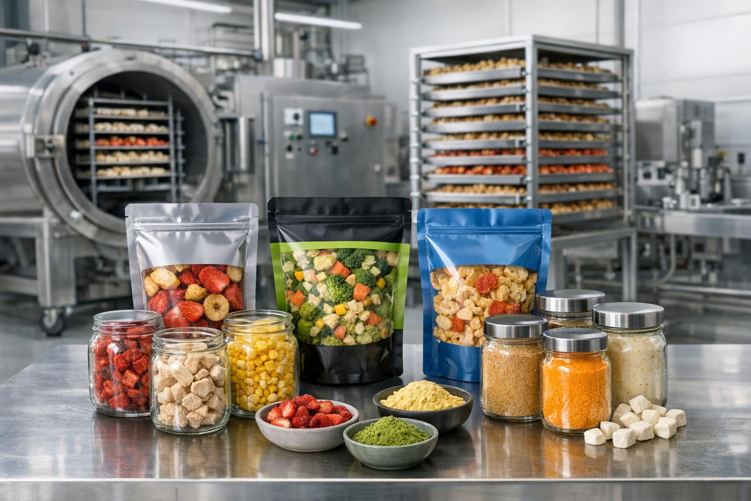 Cold drying, which keeps the taste and value    < Local and regulated   cold drying production solution ensures maximum preservation of the flavour, colour a