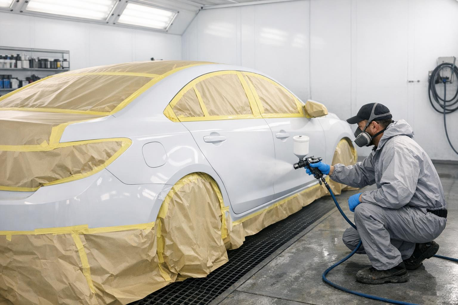 Professional car painting and finishing that restores the appearance and protects the surface     Auto coloring  and finishing offers a quick and professional l