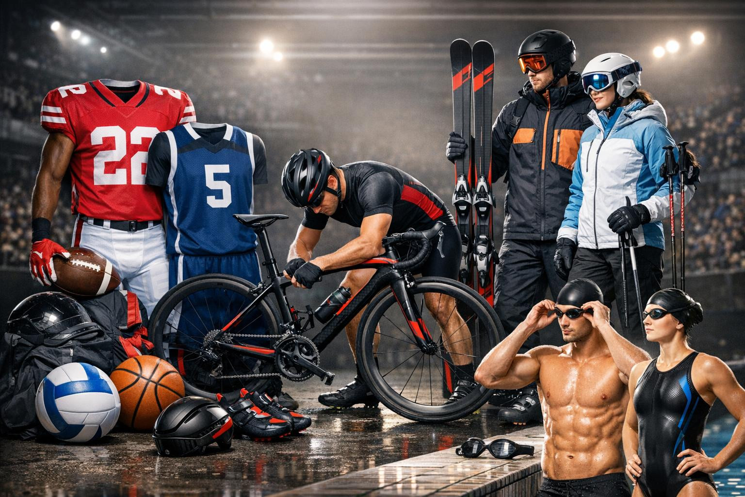 Full solutions for top performance     Competition equipment  offers complex solutions for teams and individual contestants who need durability, precision and m