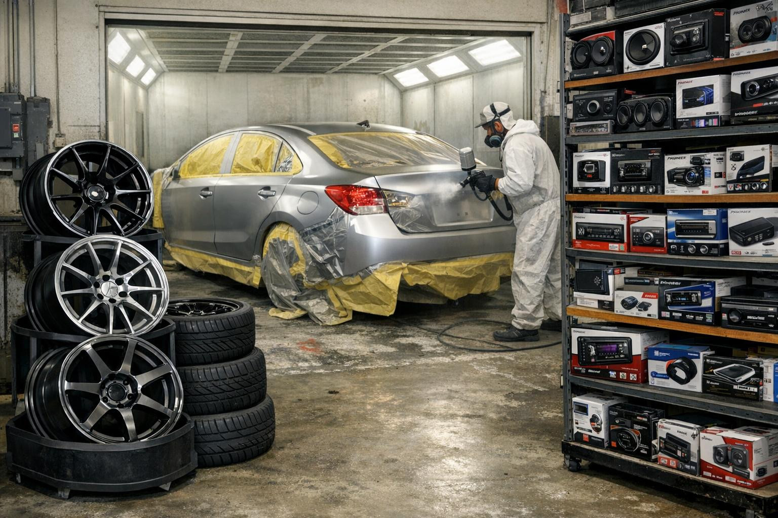 Correction and coloring   restore the original appearance of the vehicle and increase its safety and value. Professional dyeing and body-cutting works use preci