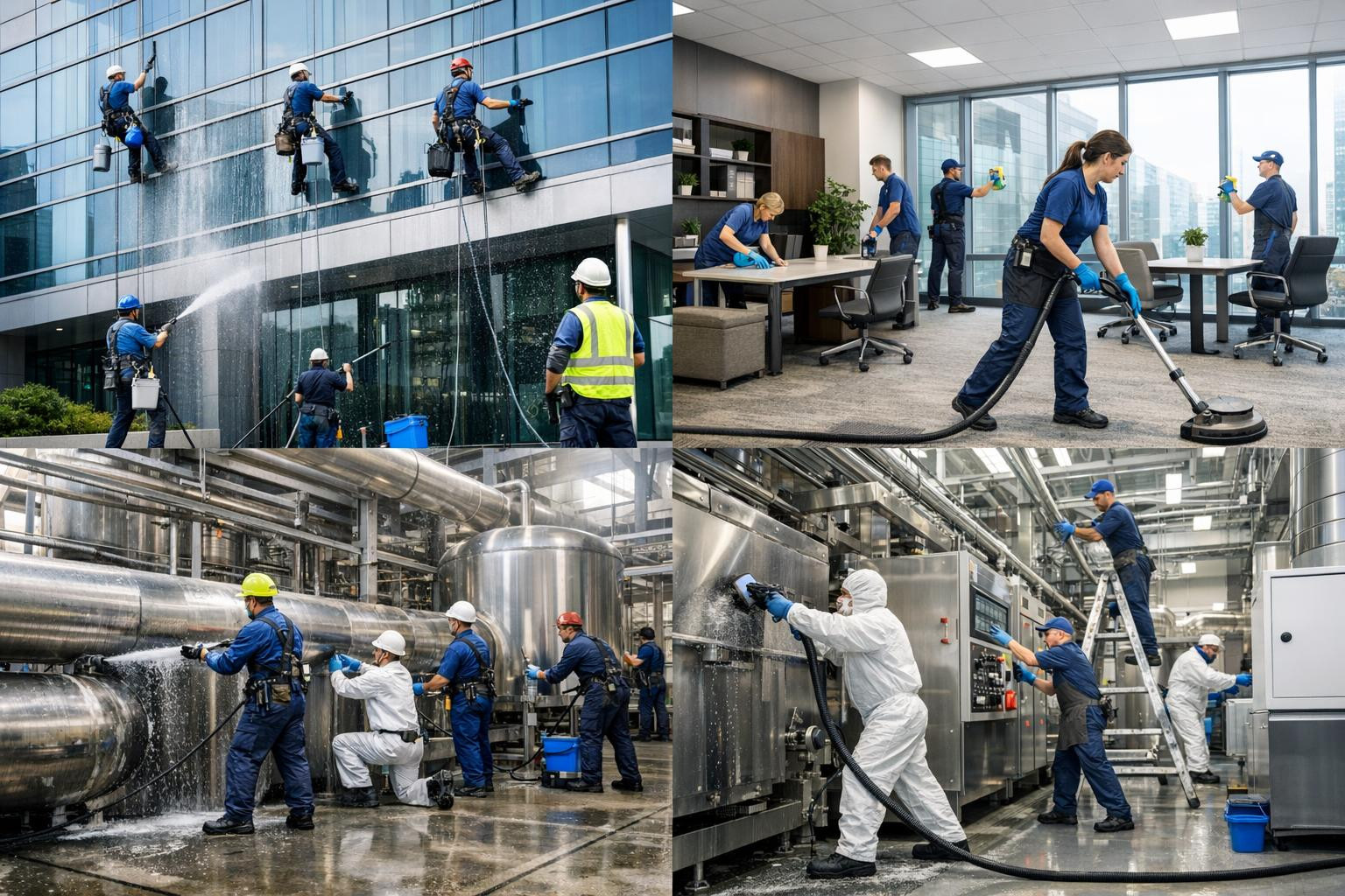 Complete cleaning solution for your property and industry    < Pure, safe and representative  environment is not an accident - this is the result of systemic