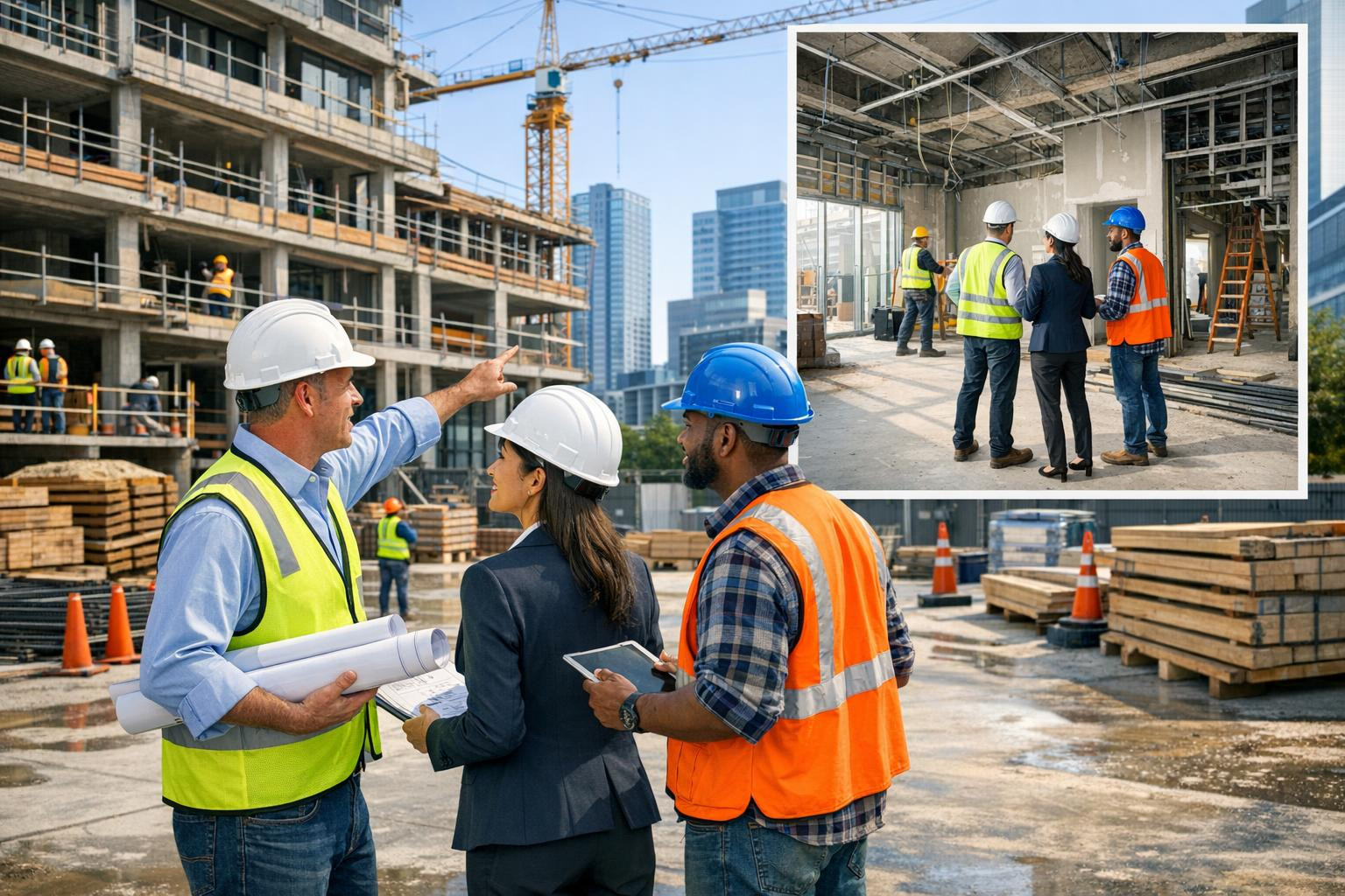 Full construction solution from foundation to last interior finishing ...