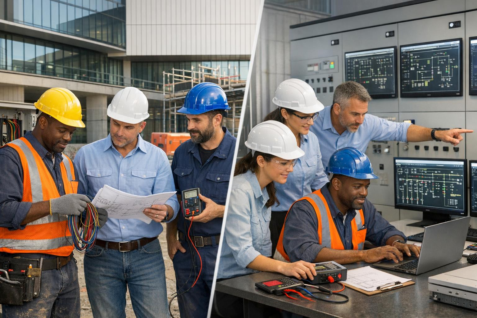 Complete electric discharge  - design and accurate measurements to professional electrical installation, lightning protection and regular maintenance. Specialis