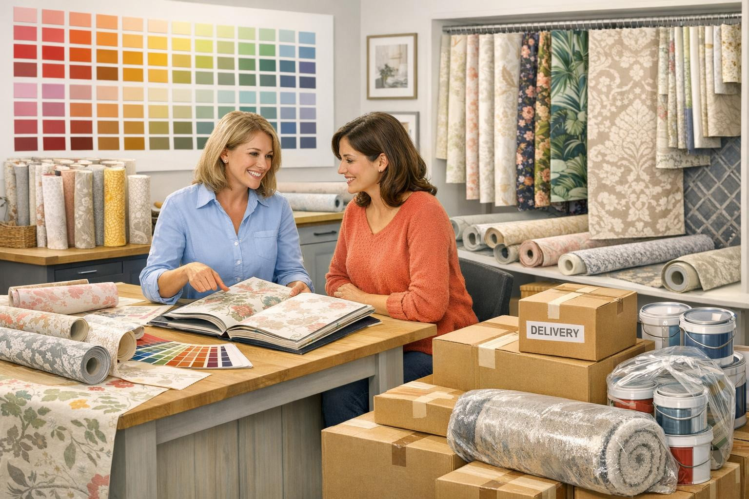 Full finishing facilitates renovation from beginning to end    Full finishing   brings together the curative selection of  paints ,  tapets  and finishing mater