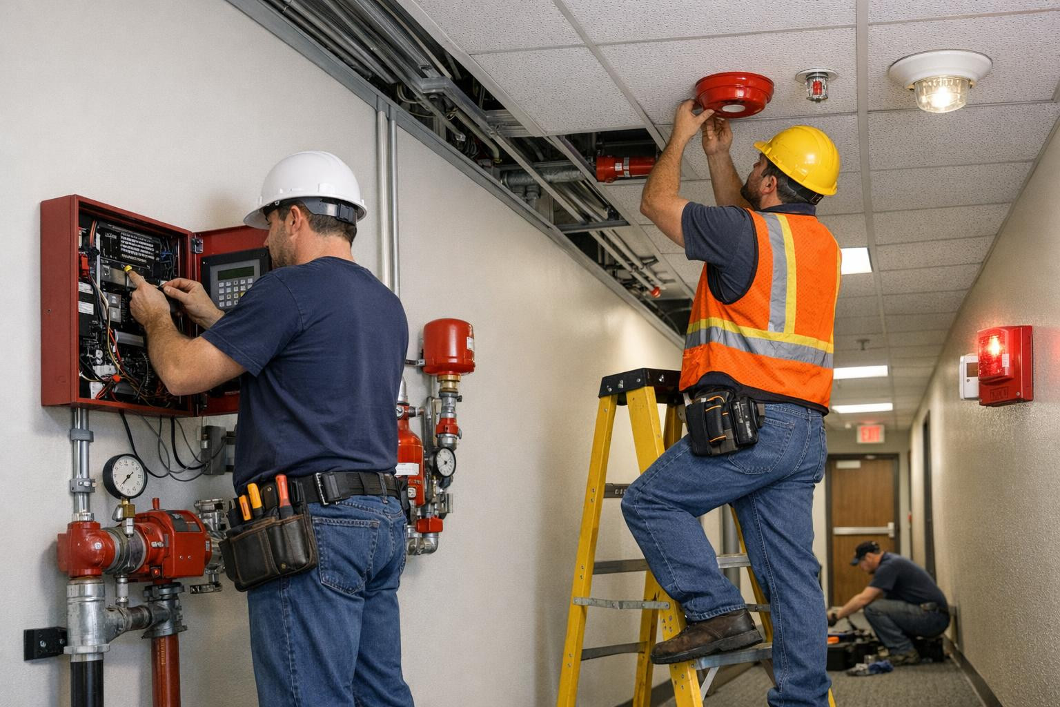 Fire safety is an investment in the sustainability of people, property and company.  A professional solution ensures rapid identification, effective erasure and