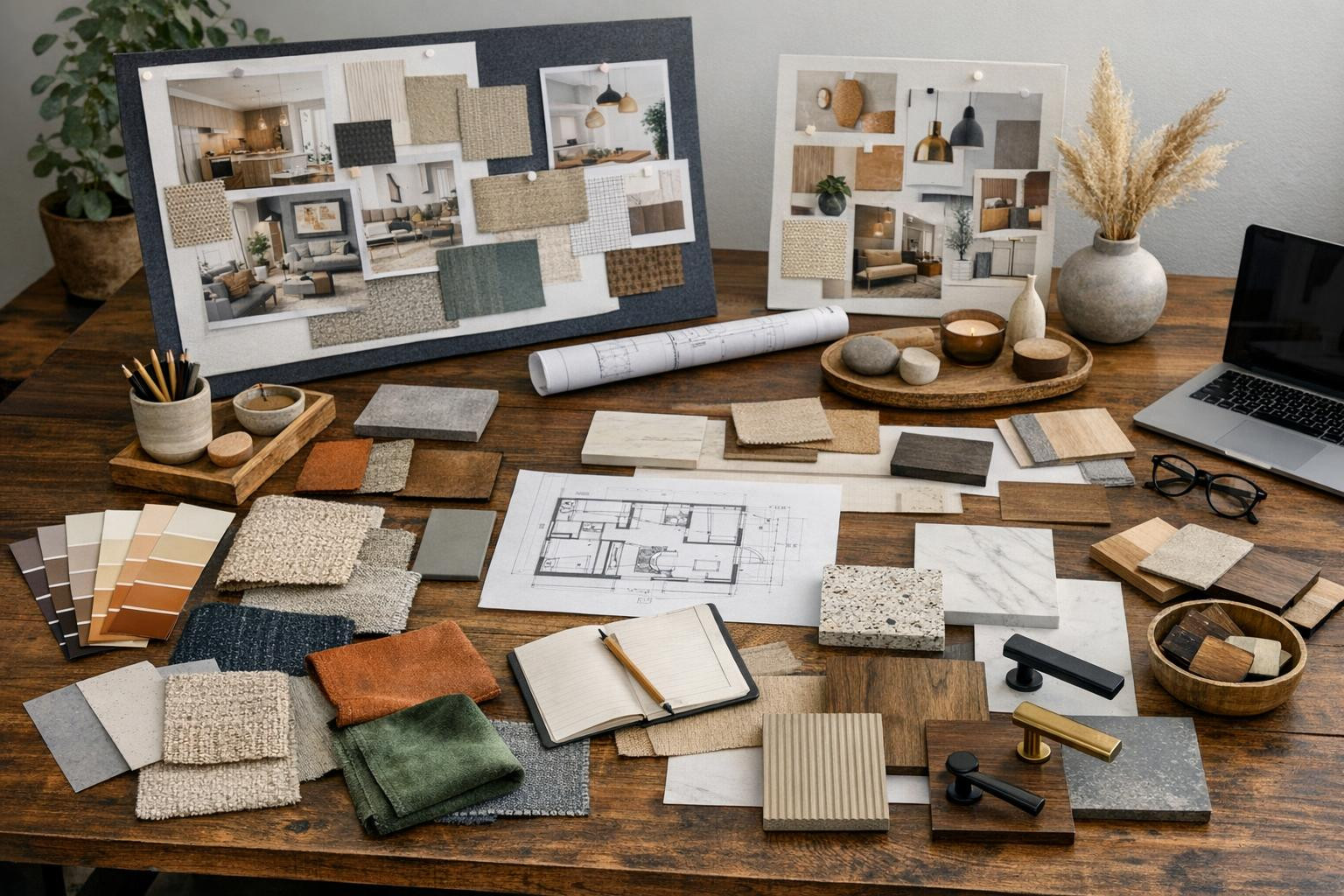 Full interior design project combines a well thought-out concept, ...