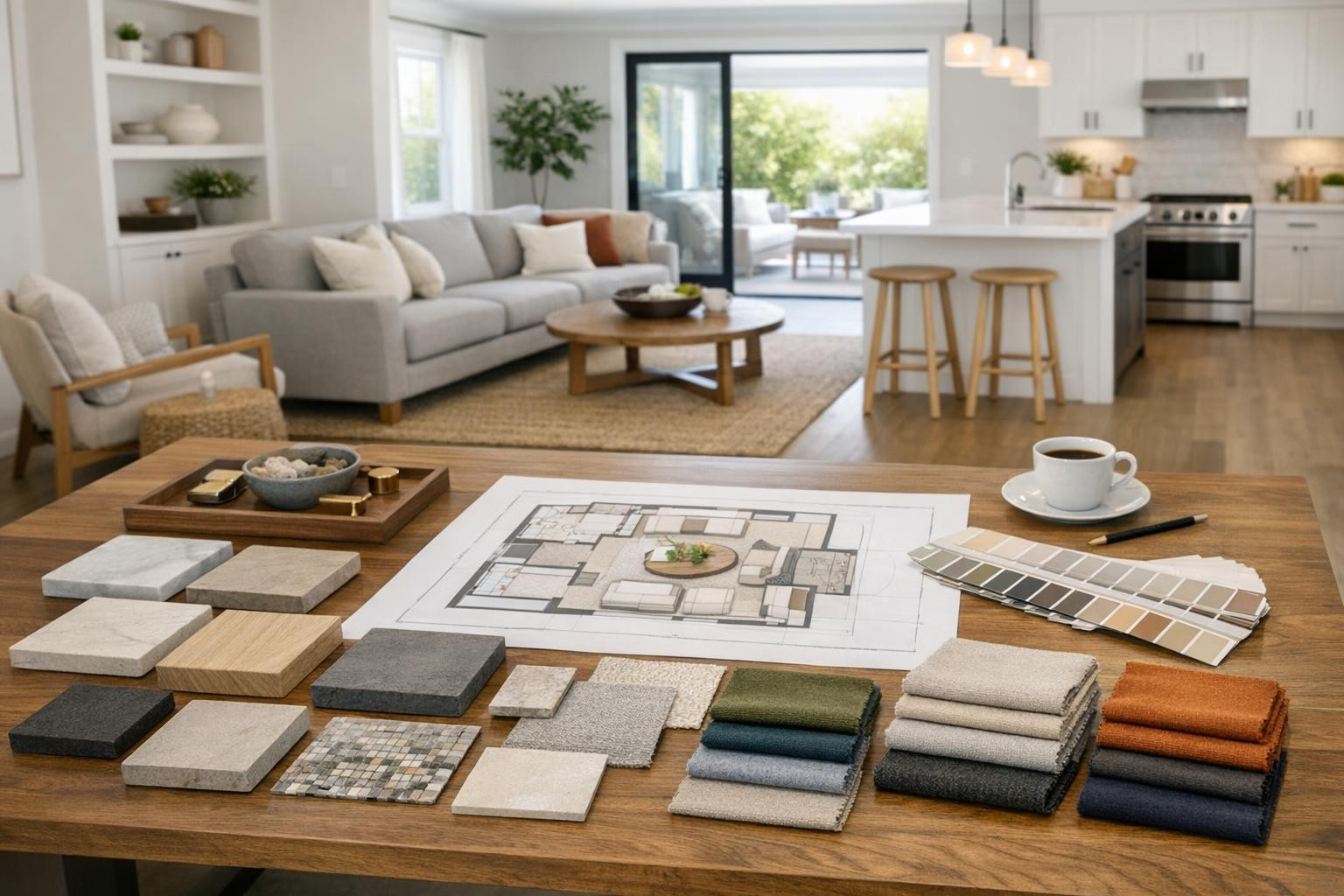 A healthy interior design project combines aesthetics and practicality: ...