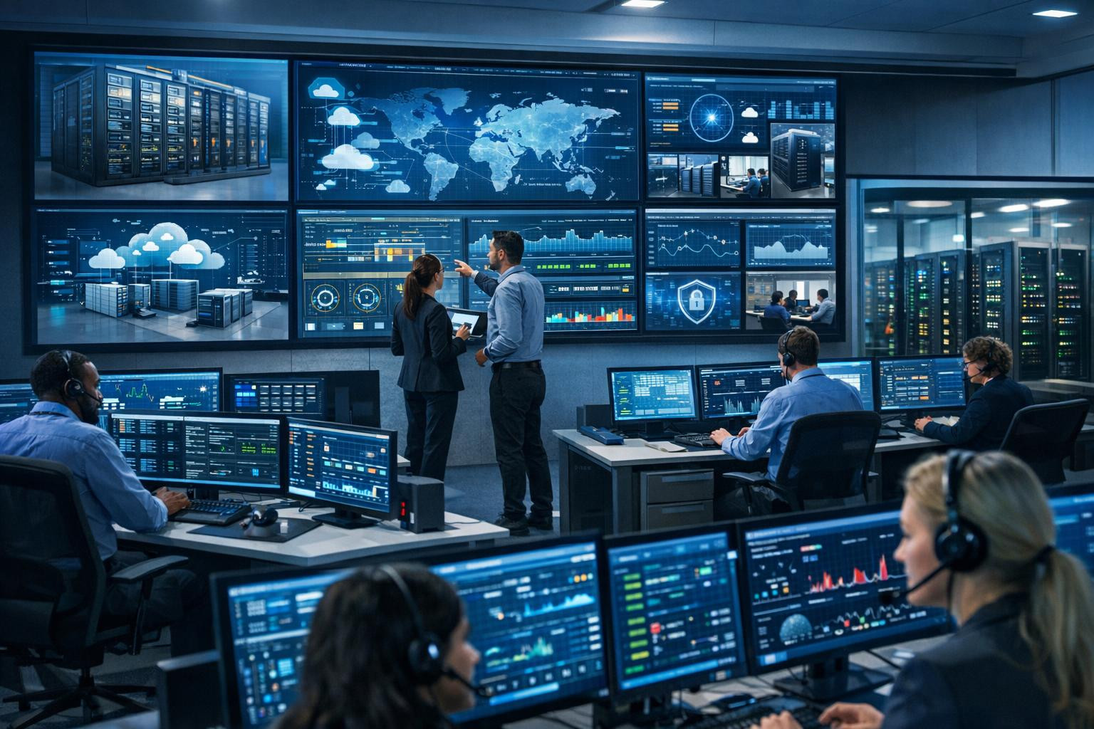 Full IT support that liberates resources for business development    A combined and secure IT ecosystem that works for your business – so, summarizing, you can 