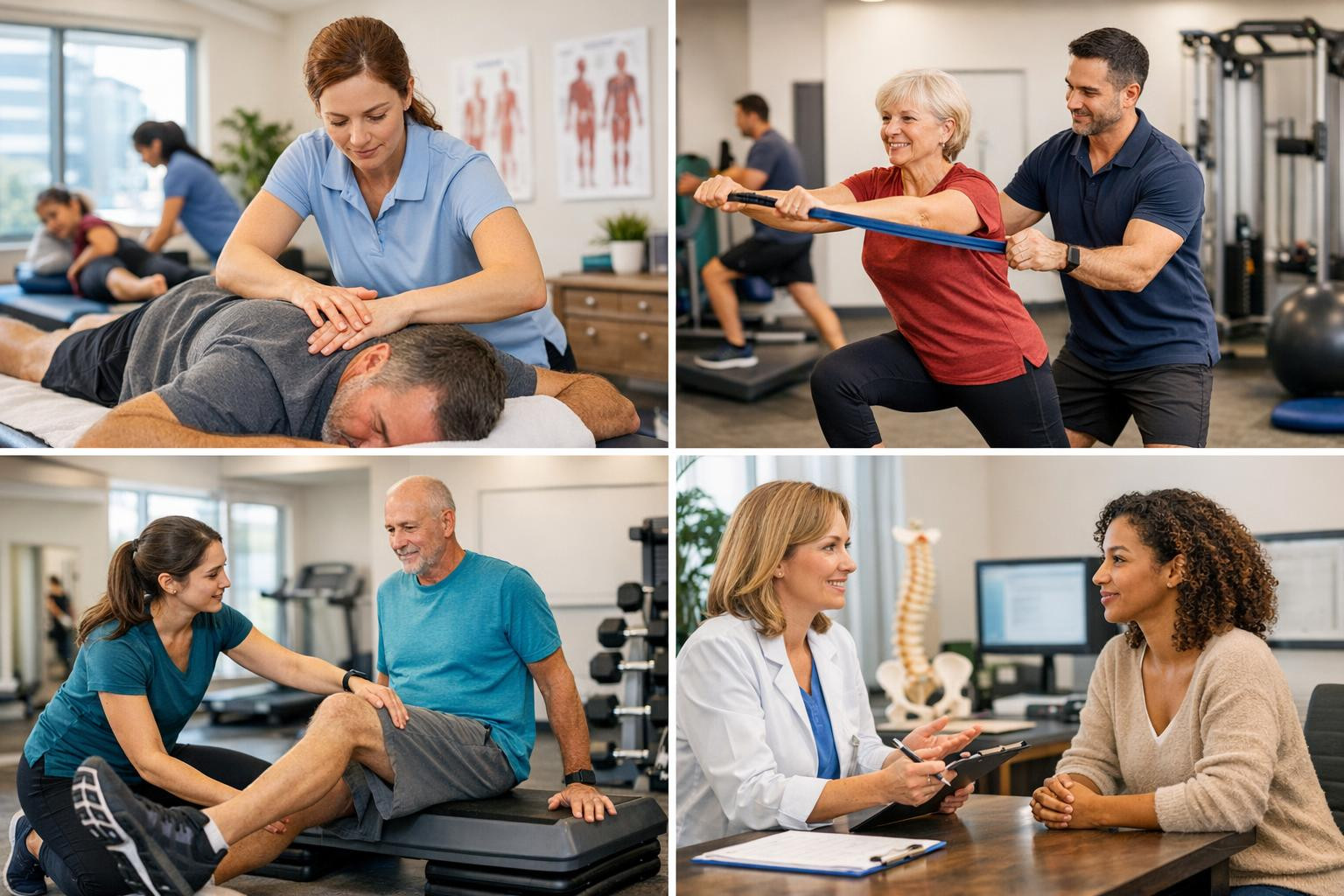 Full rehabilitation that restores the balance of movement and life    < Full rehabilitation   combines individual treatment plan, modern manual therapy techn