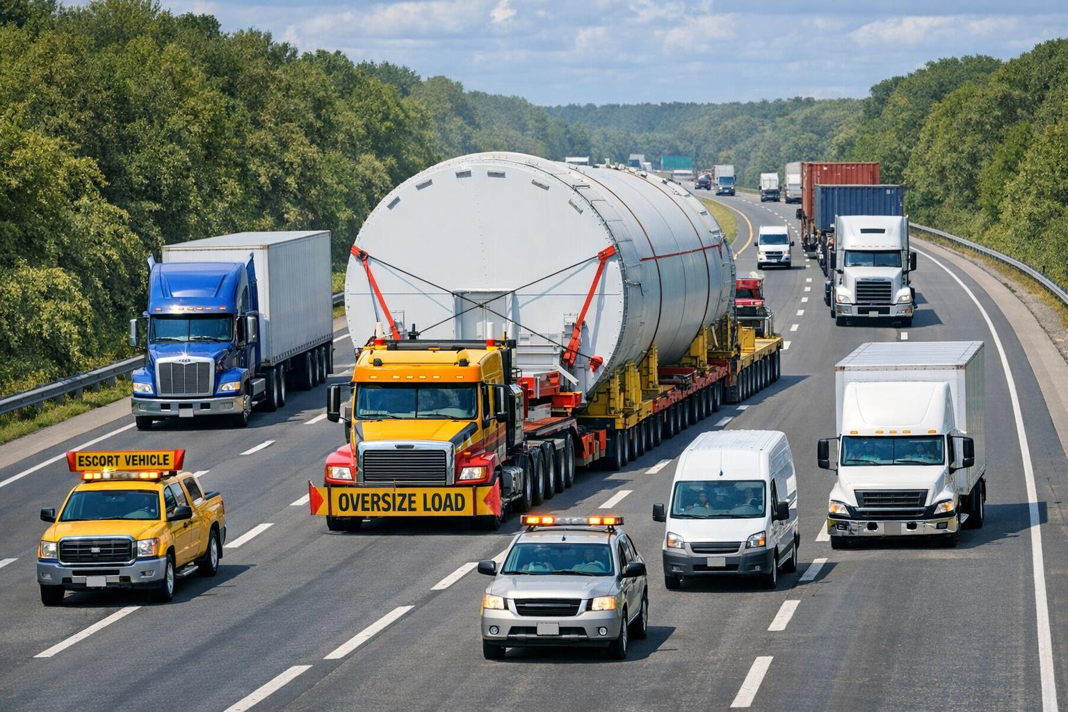 Effective and secure road transport, which will deliver your goods in good time   Full road services provide a comprehensive approach to road freight transport: