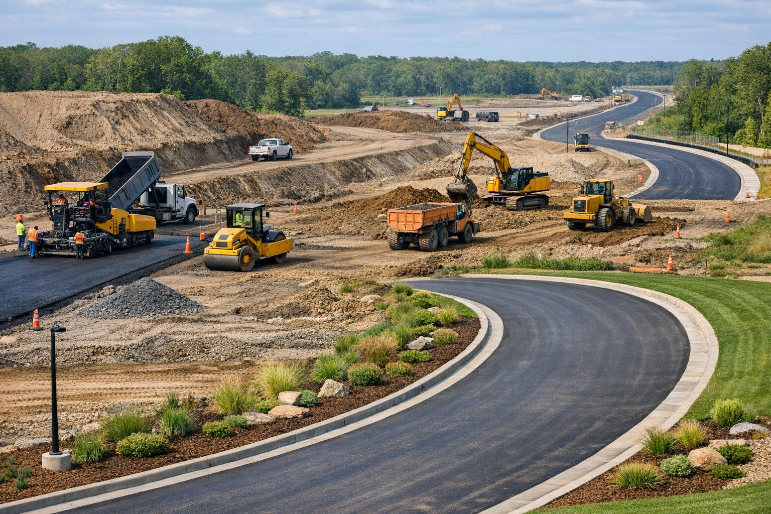 Full solution for road and site construction Full services on ...