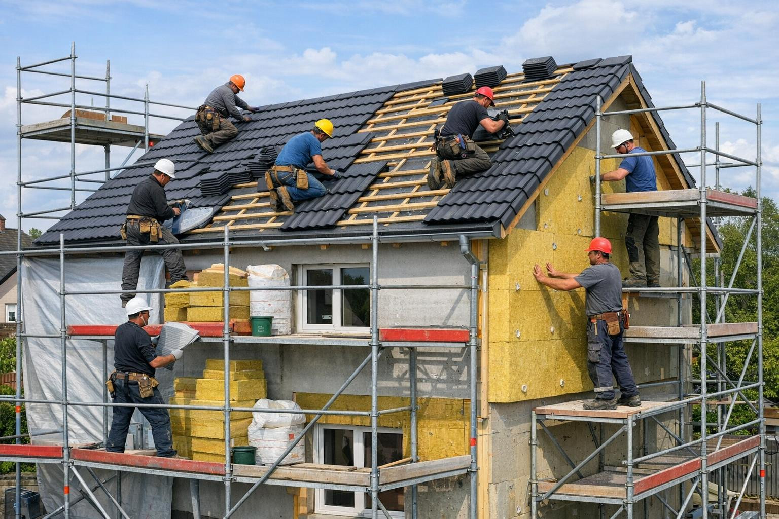 A comprehensive roof and facade solution that protects and saves    Profipal roofing and facade works  cover the entire process from the installation of the str