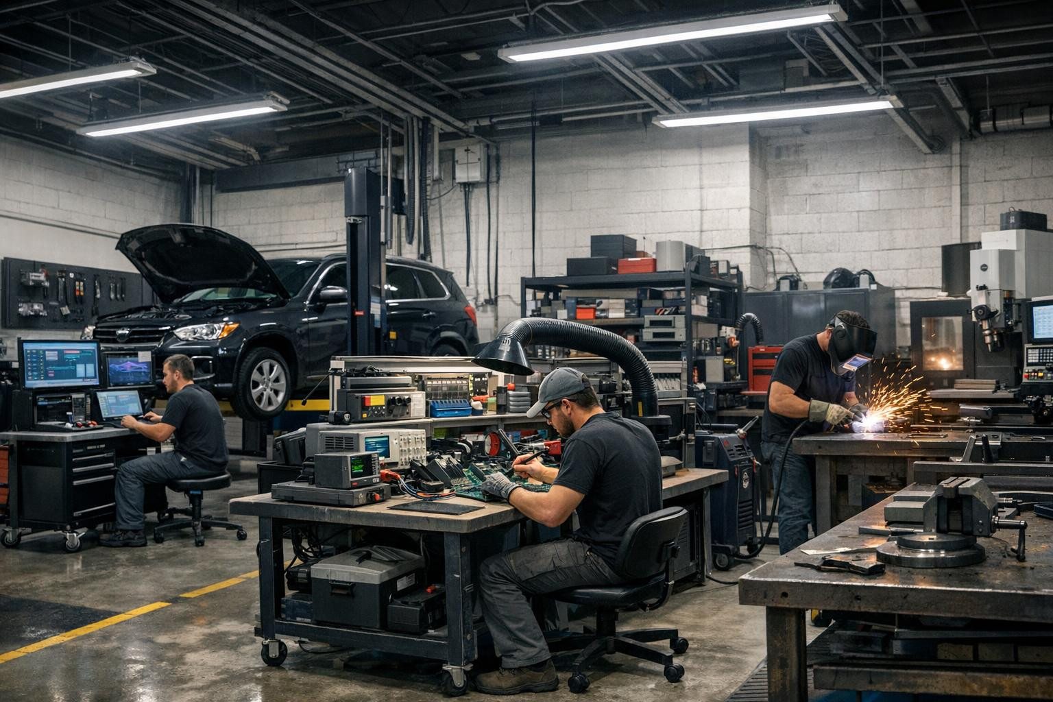 Complete maintenance that ensures reliability and safety    < Complete service for vehicles  combines modern vehicle diagnostics, accurate electrical system 