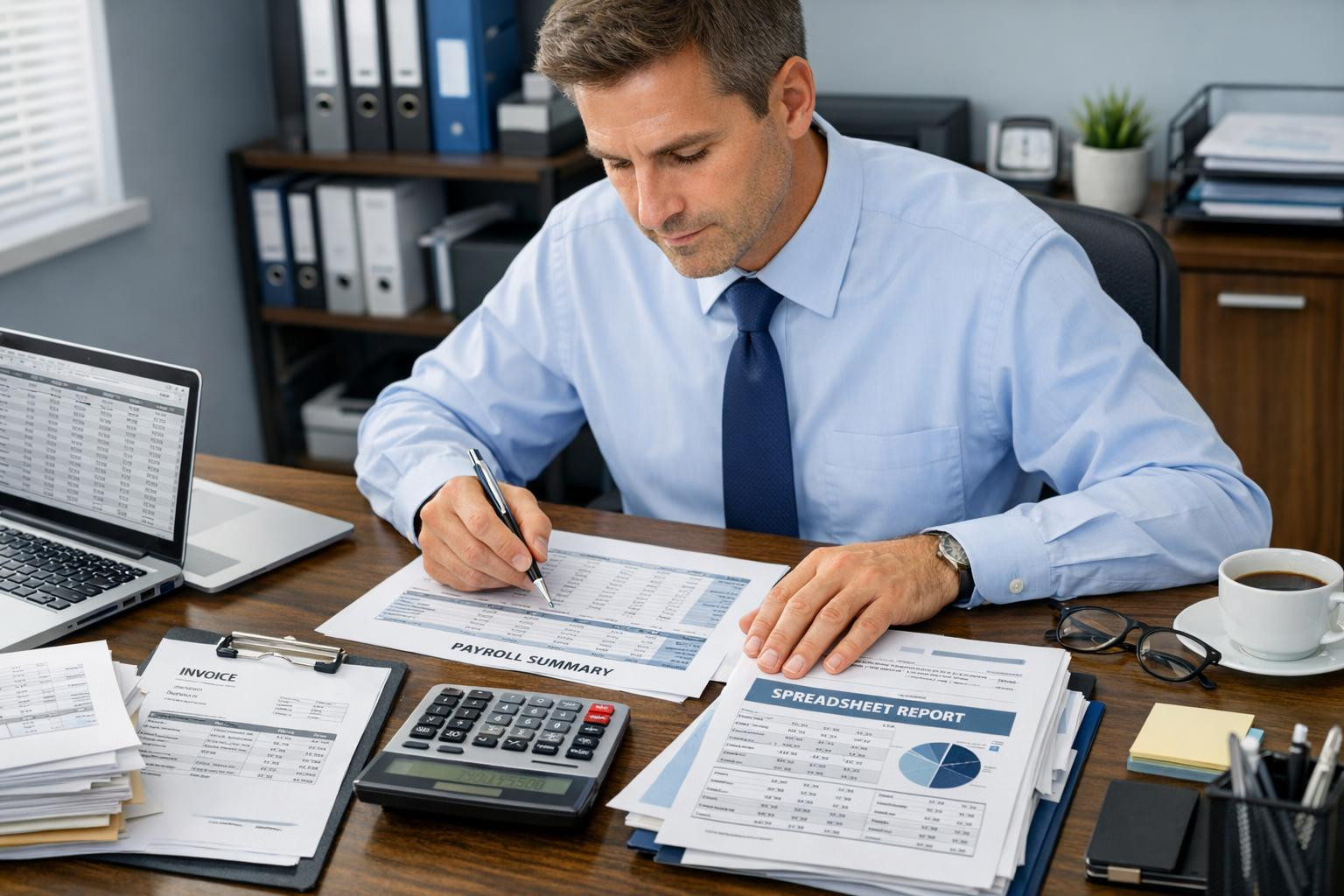 Reduce the administrative burden and ensure compliance with the law  - reliable accounting and accurate wage accounting provide security and allow focus on busi