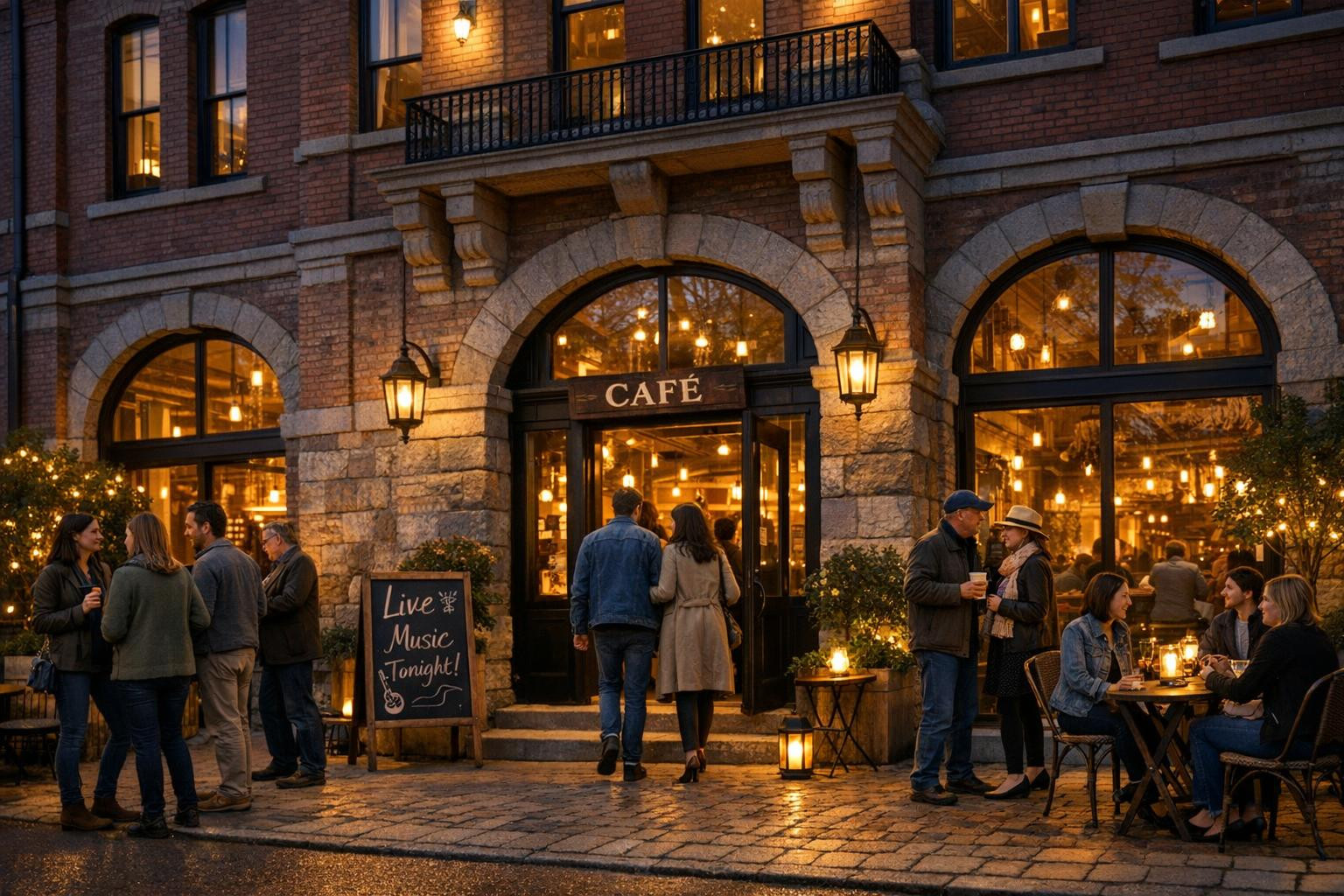 Comprehensive catering and entertainment experience with local friendship     Full services  brings together the cosyness of the café, the quality of the restau