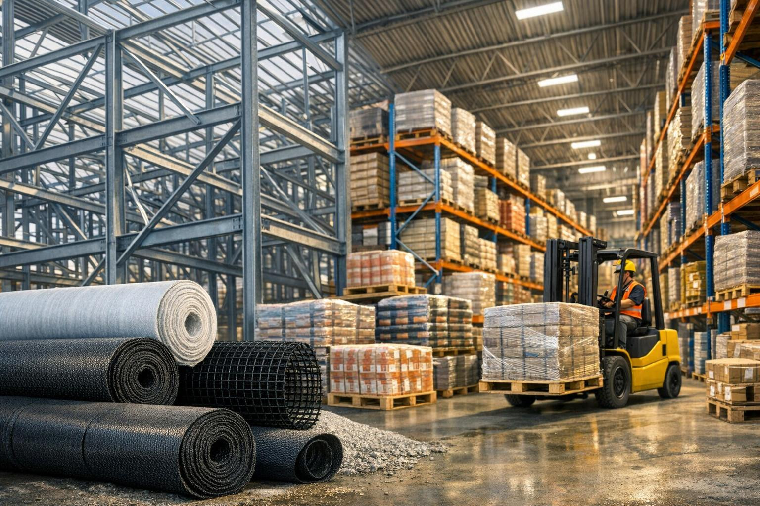 Full supply chain for construction projects    Healthy solutions for construction   combine production, high-quality materials procurement and project-based log