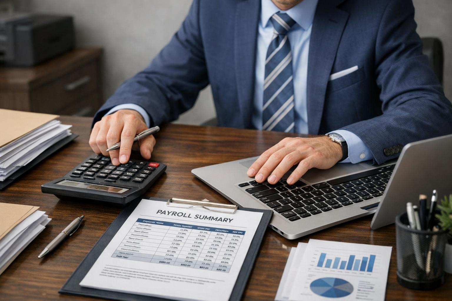 Wage accounting  ensures accurate and timely payroll payments, correct payroll entries and legal reporting. Precise wage calculation reduces tax accounting risk