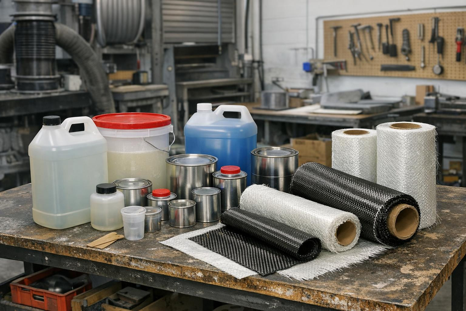 Reliable equipment for the production, repair and resale of composite     Composite materials  and related  resins ,  gelcoatid  and other  accessories  are vit