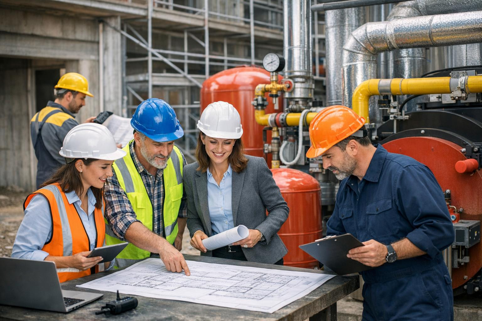 A comprehensive construction and gas solution   combines gas installations in domestic and commercial spaces, professional heating installations design and exte