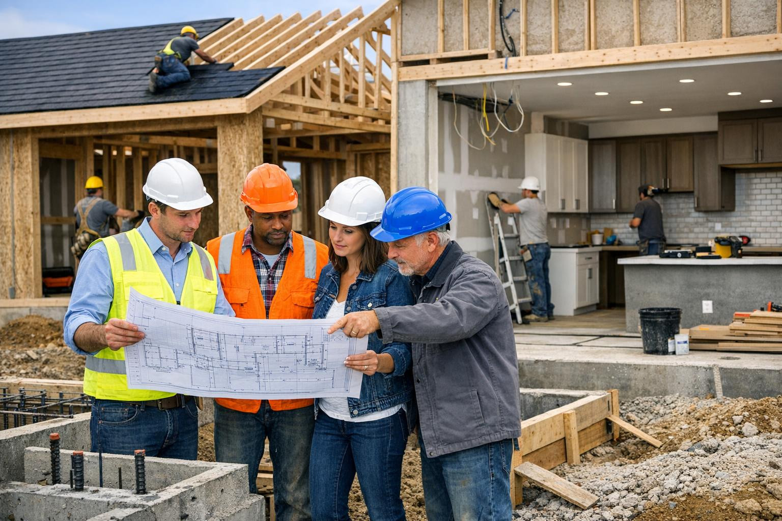 A comprehensive approach to home and business construction    A comprehensive construction solution   offers clear responsibility, safe deadlines and high quali