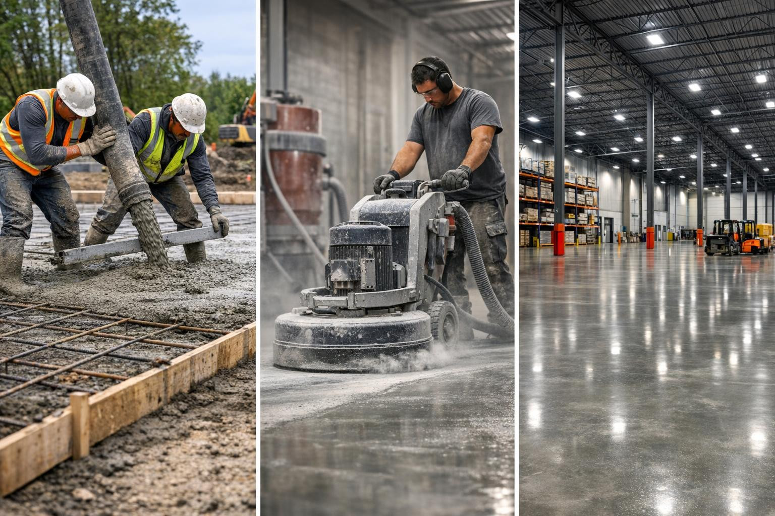 Beton solutions  combine accuracy, durability and the comfort of on-site installation to create permanent and durable surfaces for both private and large indust