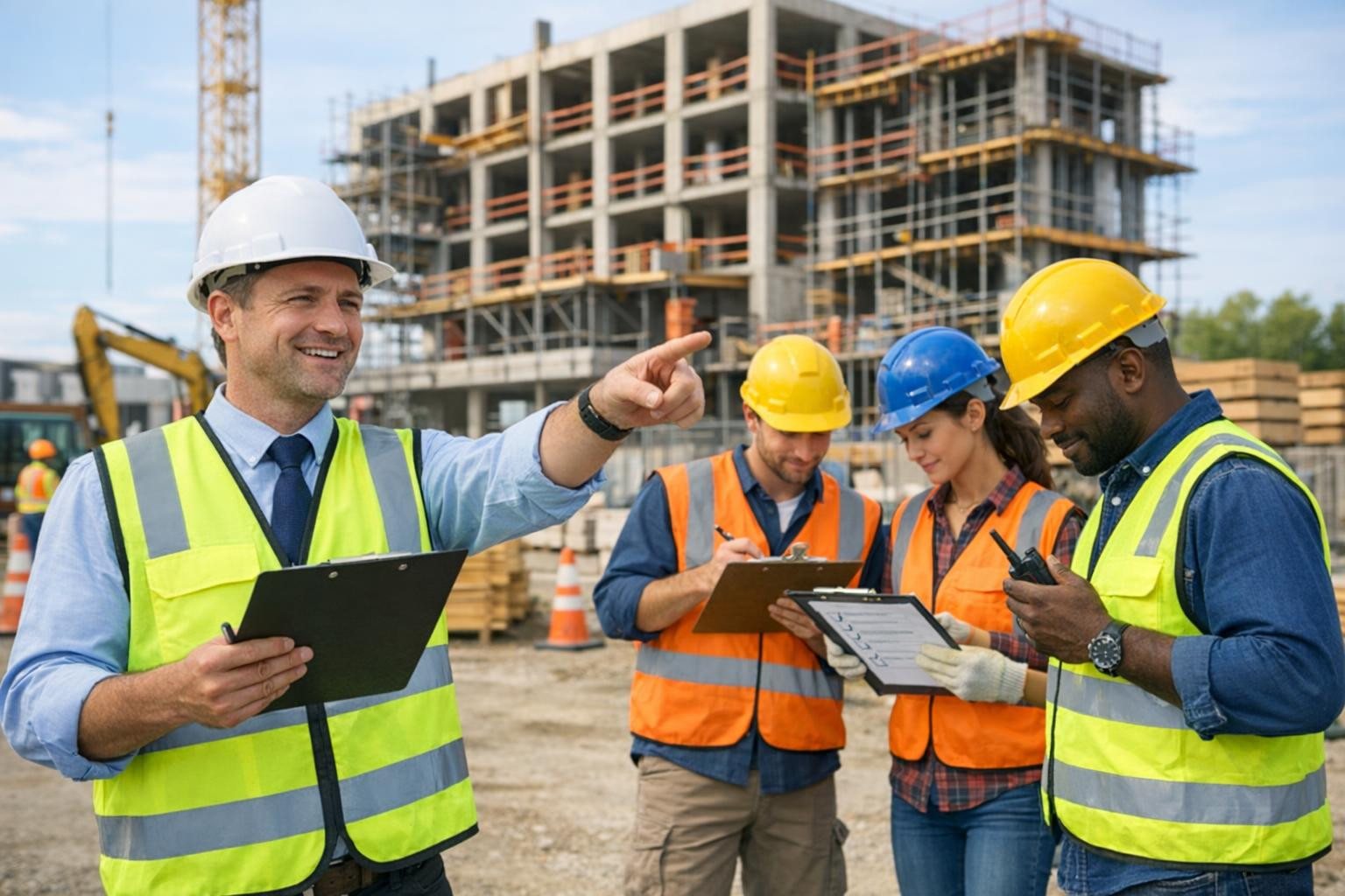 Building management combines clear planning, coordination of nodes ...