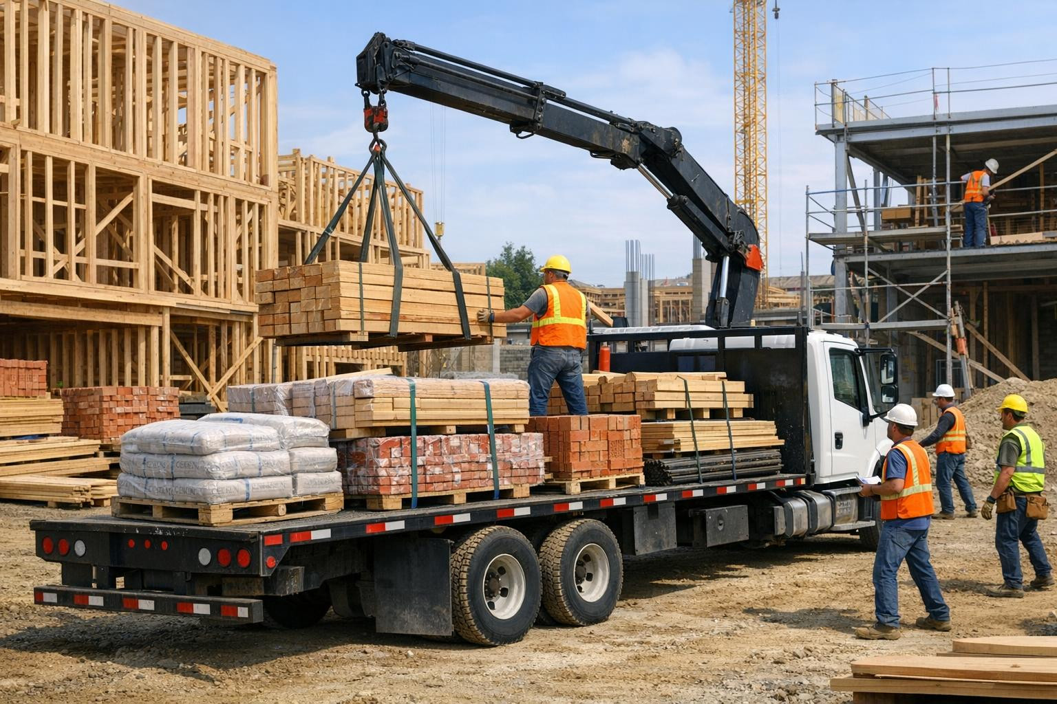 Building supplies  ensures the timely delivery of construction products and machinery parts directly to workplaces, minimising stoppages and increasing complian
