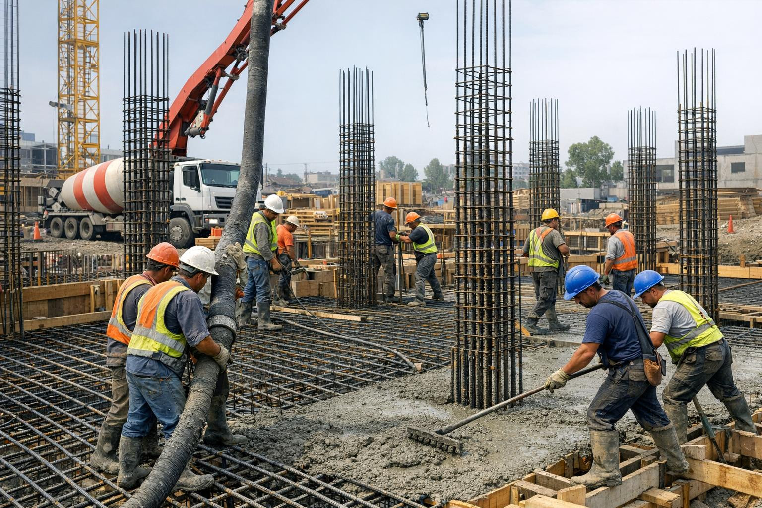 Religible construction works throughout the construction phase     The construction works   ensure long-term stability of buildings from the construction of a s