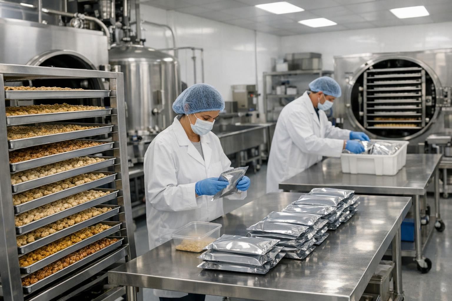 Contract cold drying for business customers     Contract cold drying   offers business customers a full solution for the finished product from raw materials: ra