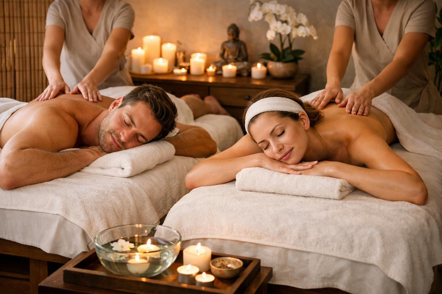 Mixed time for two: what is a pair massage? Pair massage offers ...