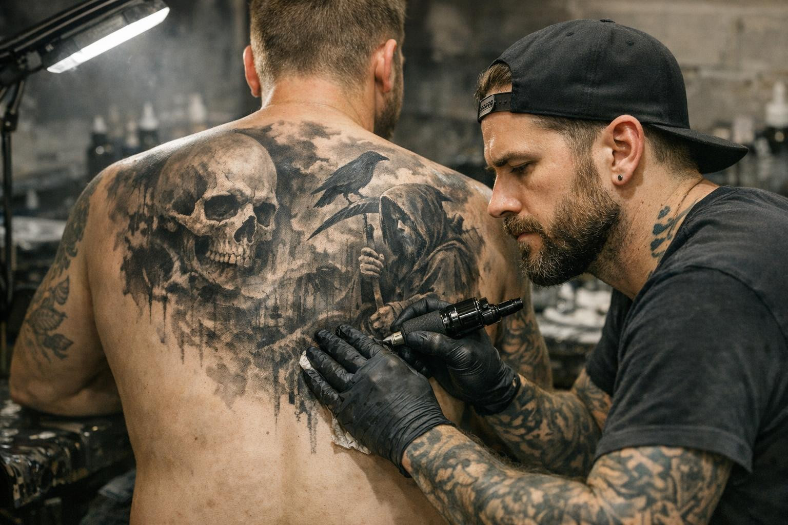 Cover-up tattoos  provide an opportunity to transform old or unwanted tattoos into works of art that increase self-confidence. Special design and precise techni