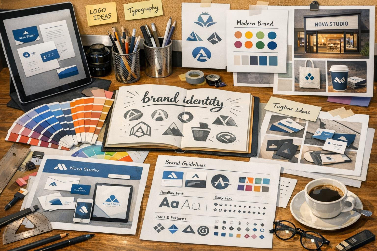 The strong brand starts with a clear identity    Branding  is not just a logo – it is a promise, a tone of voice and a visual language that creates trust and tr